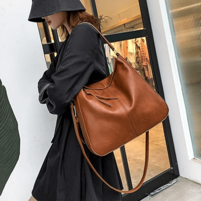 Novidade 2025! Bolsa de Ombro Texturizada Must-Have | Elegante e Versátil para o Seu Estilo & Conforto Diário.