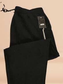 Men Pants - Black and White - View 3