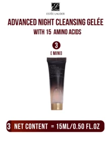 Estée Lauder Gel rửa mặt dịu nhẹ giàu axit amin (15/30/100ml), cân bằng độ ẩm đến 92%, hiệu quả làm sạch đến 93% không để lại cặn, dưỡng ẩm đến 91% mà không gây khô căng da. Công thức chứa 3 chất hoạt động bề mặt dịu nhẹ giúp làm sạch sâu nhưng vẫn nhẹ nhàng, tăng cường hàng rào bảo vệ da. Phù hợp với mọi loại da, dùng làm sữa rửa mặt dịu nhẹ hàng ngày, là sự lựa chọn lý tưởng cho quy trình chăm sóc da cao cấp hàng ngày. - Gel rửa mặt phục hồi ban đêm Estée Lauder Advanced Night Repair - Xem 4