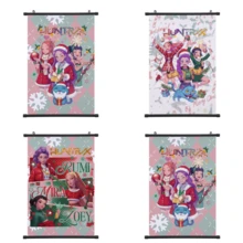 Xmas Dance Studio Holiday Wall Accent - Idol Portrait Scroll Poster - Multicolor - View 4