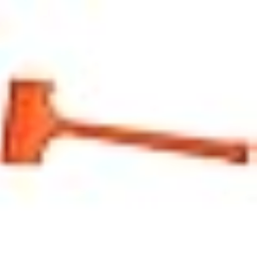 Dead Blow Rubber Hammer Mallet 2/3/4lbs Non Slip 64oz / 1800g Mechanic Builder, NonSparking, NonMarring, Neon Orange