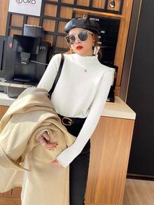 Women Sweaters - White - View 2