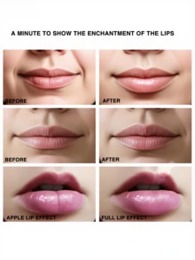 Lip Plumper, Vacuum Suction Lip Enhancer - Instant Natural Lip Plumping, Painless Home Lip Plumping Tool, Silicone Material, Portable, Designed Specifically For Women.