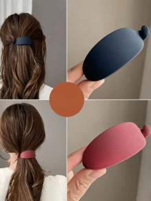 2 paquetes de pasadores de cabello ovalados elegantes y sencillos, pasadores de banana retorcidos sencillos y elegantes, superficie mate, unicolor de resina, tamaño mediano, accesorios de moda para el cabello, adecuados para coletas y moños, pasadores para la parte posterior del cabello de las mujeres, artefacto de fijación de alta gama, Día de la Madre, temporada de regreso a la escuela, Acción de Gracias, Navidad, Año Nuevo, San Valentín, regalos de vacaciones de carnaval, rellenos de calcetines, rellenos de calcetines para mujeres, regalos de Navidad, regalos, rellenos de calcetines de Navidad, regalos para mujeres, regalo, regalo de Navidad, rellenos de calcetines para adultos, rellenos de calcetines para adultos, cosas para el cabello, accesorios para mujeres, relleno de calcetín, accesorio de cabello de mayoría de edad, accesorios de cabello de Navidad, ideas de regalo para mujeres, rellenos de calcetines de belleza, regalos de Navidad para mujeres