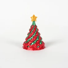 1piece 3D-Printed Christmas Tree Spiral Cone Stress Relief Gift – Dual-Colour Twisting Fun An Innovative Christmas Tree Design Offering A Unique Experience. Play With It Or Display It As A Decorative Piece – The Perfect Choice For Christmas Gifts, Birthday Presents, Valentine's Day Tokens, Or Festive Presents - Multicolor - View 11