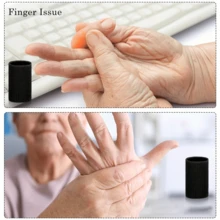 透气指套、弹性拇指支撑、加压护具，可缓解疼痛、舒适关节并辅助书写练习 - 彩色 - 查看 10