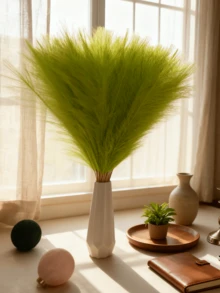 Künstliches Pampasgras, Pompas, Pampasgras, Pampasgras für Bodenvase, Pampasgras Deko für Vasenfüller, Boho Rustikal Bauernhaus Heimdekoration, Hochzeitsdekoration, Valentinstag, Geschenke Geburtstag Abschluss, Herbstdekoration, Herbst, Künstliche Pflanzen Halloween Dekoration Zimmer Dekoration Halloween