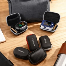 Oximetro 数字手指脉搏血氧仪，带 LED 显示屏，血氧饱和度和脉搏率监测器，便携式 SpO2 监测器