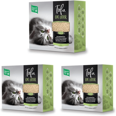 Mpany, Tofu Cat Litter, 2kg (Pack Of 3)