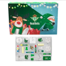Real Betis Balompié Lịch Giáng Sinh Betis 2025 chính hãng với mỗi ngày một món quà khác nhau. Kích thước: 30 x 45 x 5 cm. Bảo hành chính hãng - BALOMPIE BETIS THỰC SỰ - Xem 6