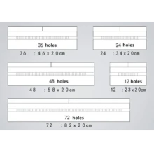 Estojo simples em lona estampada, grande capacidade com 48 orifícios para lápis de cor e desenho, estojo de enrolar para lápis específico para pintura, estojo multifuncional para guardar pincéis de maquiagem. - Multicolorido - Ver 8