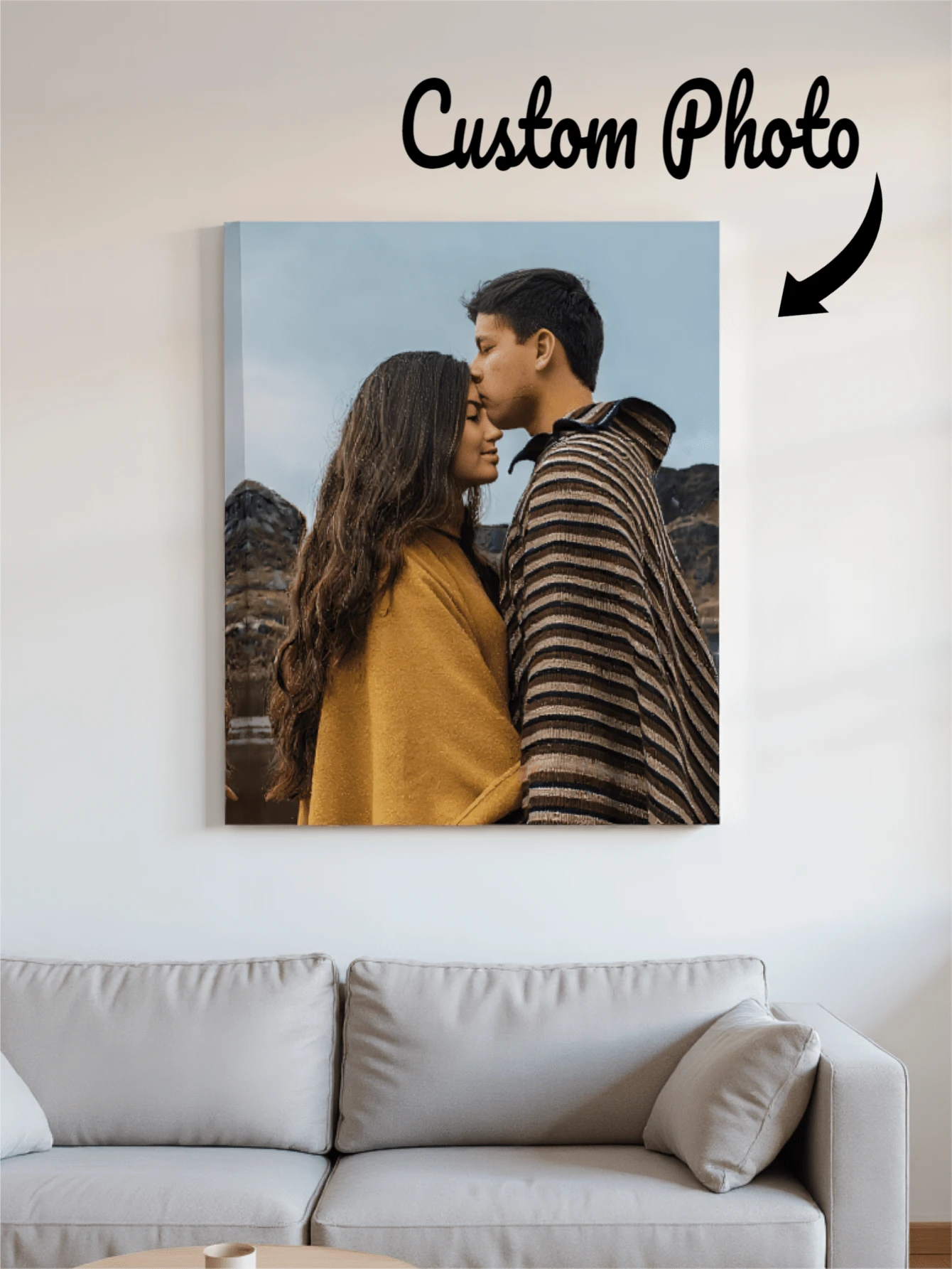 1pc Customized Pet Photo Oil Painting, Personalized Pet Illustration, Can Add Name, Pet Portrait Decor, Home Decoration, Wall Hanging, Personalized Gift, Unique Gift For Her, Unique Gift For Him, Graduation Gift, Ideal Gift For Birthday Or Anniversary, For Girlfriend, Boyfriend, Wife, Husband, Mother, Father, Pet Lover, Pet Owner