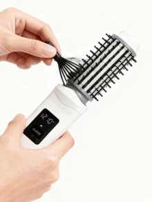 This Wireless Curling Brush Combines Curling, Straight Hair, And Straightening In One. It Heats Up Quickly And Is A 3-In-1 Portable Wireless Curling Iron. It Has A Built-In 2600mAh USB Rechargeable Battery And Uses Plasma Heat Technology, Which Can Be Used For Curling, Styling, Smoothing Frizz, And Creating Various Hairstyles. The Mini Curling Iron Is Convenient For Travel, Allowing You To Style Anytime, Anywhere. It Is An Ideal Choice For Young People, Career Women, And Busy Moms, And Also Makes A Great Gift For Valentine's Day And Christmas.