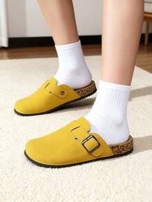 أحذية نعل من الفلين مريحة للارتداء بدون ربط، مناسبة للرجال والنساء، للارتداء اليومي في المنزل والمكتب والسفر والشاطئ، مناسبة لمناسبات الجمعة والكريسماس وعيد الحب