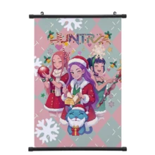 Xmas Dance Studio Holiday Wall Accent - Idol Portrait Scroll Poster - Multicolor - View 5