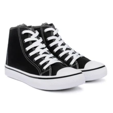Star Shoes Casual All Original High Top Sneakers - Black and White - View 5