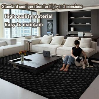 1pc Farmhouse Style French Minimalist Warm & Elegant Beige Turtle Velvet Carpet/Warm Home Decor Accessory, Suitable For Entryway, Bedroom, Coffee Table, Corridor, Lounge, Tea Room, Bedroom, Study, Window Sill, Closet, Suitable For Spring, Summer, Autumn, Winter/Adds Texture To Home Decor, Fashion Item/Thanksgiving, Valentine's Day, New Year, Christmas Home Decoration