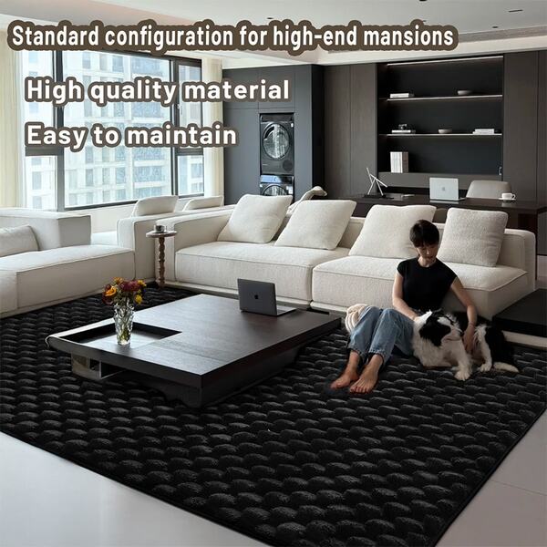 1pc Farmhouse Style French Minimalist Warm & Elegant Beige Turtle Velvet Carpet/Warm Home Decor Accessory, Suitable For Entryway, Bedroom, Coffee Table, Corridor, Lounge, Tea Room, Bedroom, Study, Window Sill, Closet, Suitable For Spring, Summer, Autumn, Winter/Adds Texture To Home Decor, Fashion Item/Thanksgiving, Valentine's Day, New Year, Christmas Home Decoration