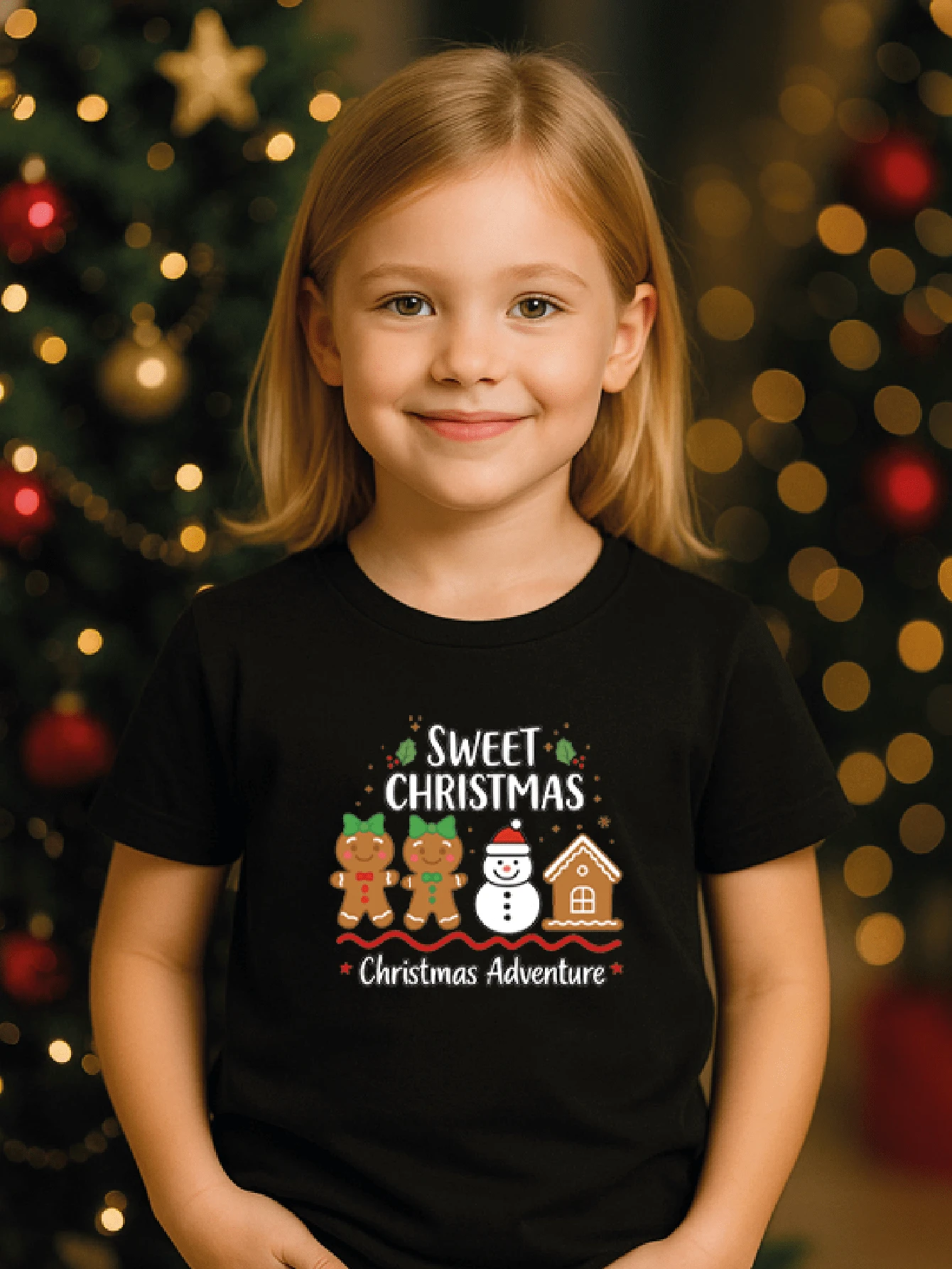 Young Girls T-Shirts - Black - View 1