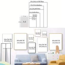 1幅定制帆布墙画 - 个性化照片海报，适用于客厅、卧室、厨房装饰 - 送给朋友、家人和情侣的完美礼物 - 非常适合生日、宠物、节日和圣诞节装饰（不含画框） - 彩色 - 查看 9