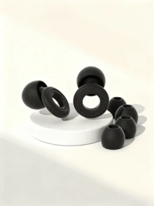 1 Pair Of Reusable Silicone Earplugs, Suitable For Sleeping And Swimming, Comes With 2 Replacement Tips, Can Be Used For Snoring Relief, Studying, Concerts, Comfortable And Durable - Multicolor - View 16