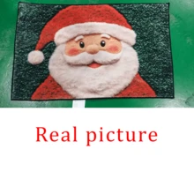 1 tấm thảm nhà tắm chống trượt hình ông già Noel - Chất liệu polyester mềm mại, có thể giặt máy, bề mặt mịn màng, trang trí ngày lễ, thích hợp cho nhà bếp và lối vào - Quà tặng ngày lễ, đế chống trượt, thảm chùi chân dễ thương, thảm trải sàn nhà bếp Giáng sinh. - Nhiều màu - Xem 3