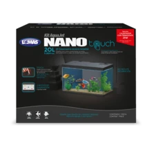 FANCY PETS Lomas Kit de Acuario Nano Touch con Filtro, Calentador y Luz LED, 20 L - Multicolor - Ver 2