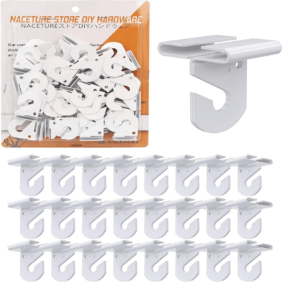 Drop Ceiling Hook For Hanging  25 Pack Decorations Hanger On Suspended Tile Hook Clips For Classroom Grid, Offic...