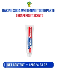 LION Baking Soda Whitening Toothpaste [Grapefruit Scent] 120G/4.23OZ, HOT Purity Baking Soda Breaks Down Stubborn Stains, Deep Cleans Between Teeth No Harm, Gentle Alkaline Foam, Fresh Grapefruit Breath, Daily Whitening for Brighter Teeth - 獅王小蘇打美白牙膏(葡萄柚香型) - 查看 4