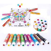 10 Colors Dot Graffiti Pens, Fine Tip Pens, Children's Stationery Art Painting Tools, Watercolor Pens Gift, Back To School Welcome Gift, Christmas Holiday, Birthday, Party Reward Gift - Multicolor - View 3