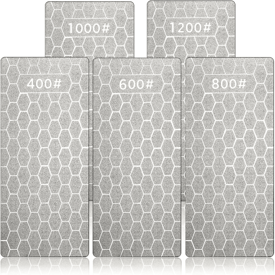 Pcs Diamond Sharpening Stone Honing Stone Diamond Stone Lapping Plate Diamond Sharpening Plate Fine Coarse Bench Stone F...