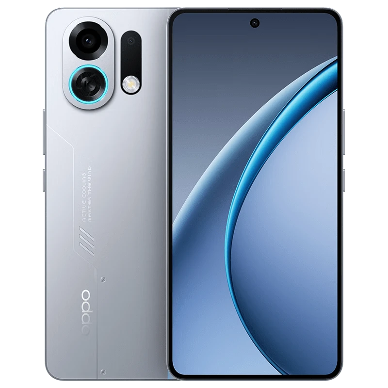 OPPO K13 Turbo Pro 12GB+256GB, Swift Cooling Engine,  Engine, 4th Generation Snapdragon 8s, 7000mAh Large Battery, 5G Phone (Chinese Version, No ESIM) - Knight Silver - View 1