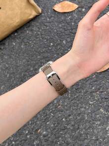 1 Pc Bow Leather Loop Compatible With Apple Watch Band Women Bracelet Sport 38mm 40mm 41mm 42mm 44mm 45mm 46mm 49mm , Strap Compatible With Apple Watch Watchband Series Ultra 10/9/8/7/6/5/4/3/2/1 SE