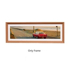 1个5x15.75英寸拼贴相框，经典复古风格相框装饰，画廊风格海报框 - 可竖放或横放，适用于家庭照片、个人肖像，适合卧室、客厅、办公室、酒店装饰，是圣诞节、情人节、母亲节、父亲节、毕业典礼的完美礼物。