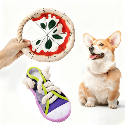 Conjunto de Disco Voador Resistente para Animais de Estimação, Brinquedo Interativo para Treinamento de Mastigação para Cães de Pequeno e Médio Porte, Acessórios para Brincadeiras de Buscar no Gramado