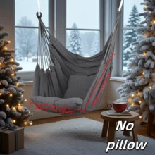 这款吊椅的设计旨在提供舒适放松的体验，让使用者可以轻轻摇晃，享受片刻宁静。无论是放置在户外花园、露台、阳台，还是度假胜地，吊椅都是一种广受欢迎的装饰品，能够为游客营造轻松愉悦的氛围。 - 彩色 - 查看 7