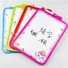 1/4pcs Kids Whiteboard For Teaching, Cartoon Double-Sided Erasable Drawing Board, Student Graffiti Wipe Board, Back To School Gift (Comes With Erasable Marker, Color Random) - Multicolor - View 4
