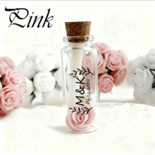 Personalized Sand Memory Bottle, Customized Honeymoon Sand Jar (With Colored Sand), Honeymoon Jar, Couple Travel Gift, Honeymoon Gift, Vacation Souvenir Gift, Couple Gift, Holiday Gift, Wedding Gift, Beach Gift, Honeymoon Couple Gift, Vacation Sand Souvenir - Multi-colored Wishing Bottle - View 4