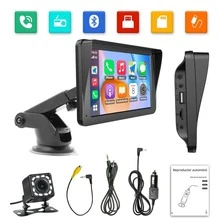 Autoestéreo 7 Pulgadas Pantalla Táctil Inalámbrico Carplay&Android Auto Bluetooth Mirrorlink  FM AUX USB - D5800 - Ver 1