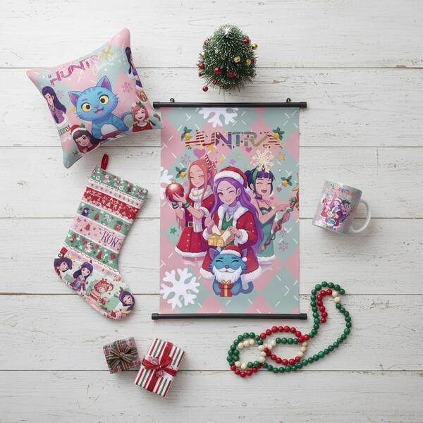 Xmas Dance Studio Holiday Wall Accent - Idol Portrait Scroll Poster