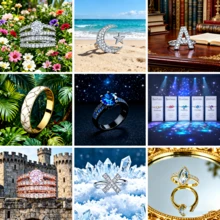 Random Jewelry,Elegant Women's Jewelry Collection For Daily Wear, Versatile Unisex Gift Set Perfect For Dating Vacations & Parties, Thoughtful Present For Girlfriend Mom & Friends - Ideal For Mother's Day Christmas Birthdays & Anniversaries - Nhiều màu - Xem 4