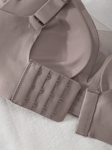 4PCS Women's Jelly Bras - Mesh/Lace Mesh, Seamless Wireless, Adjustable Straps, Removable Pads, Shockproof Push-Up, Mild Support, Breathable Comfort For Yoga Running Fitness & Daily Wear - 混合色 - 查看 8