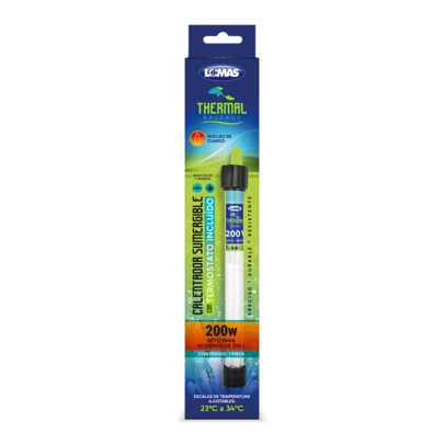 FANCY PETS Lomas Calentador Sumergible para Acuario con Termostato, Thermal Balance, 200W