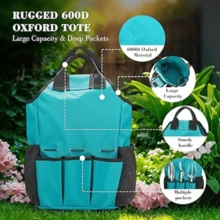 Garden Tool Set, 11 PCS Aluminum Gardening Hand Tools With Tote Bag, Ergonomic Handle, Gift For Women, Garden Star...