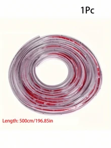 1pc 5m Car Door Edge Guard Trim, Door Scratch Protector, Door Seal Anti-Scratch Strip, Electroplated Car Door Bumper Strip, Can Be Pasted On Car Door, Door Edge Protection, Door Decorative Strip - Multicolor - View 17