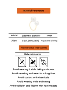 1pc Ins Style Simple & Openable Faux Pearl Ring For Women