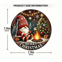 Vintage Christmas Nutcracker Decorative Wall Hanging Sign - Manufactured Wood Welcome Plaque With Nutcrackers Theme, Multipurpo