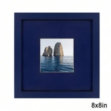 1个/3个彩虹系列彩色卡纸相框，尺寸分别为6英寸、7英寸、8英寸、10英寸、12英寸，适合装饰画廊墙或客厅墙面，可用作情人节或教师节礼物，不含相纸，也可用于生日、毕业典礼等场合。 - 彩色 - 查看 32