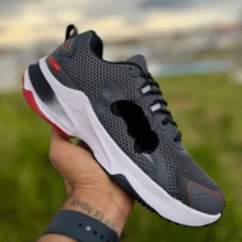 FL Men's Sneakers Everyday Sport Walking Gym Lightweight Comfortable Athletic Shoes Heating - Red Cnz - View 1