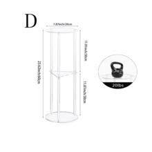 3-Tier Round Acrylic Drink Table, Suitable For Small Spaces, Living Room Martini Table, Small Beverage Side Table - Multicolor - View 10